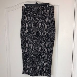 Apt 9 Snake Print Skirt